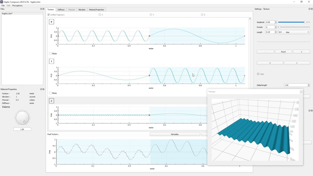 Interhaptics Integrates TacHammer Wideband Support for its Haptic Composer Software